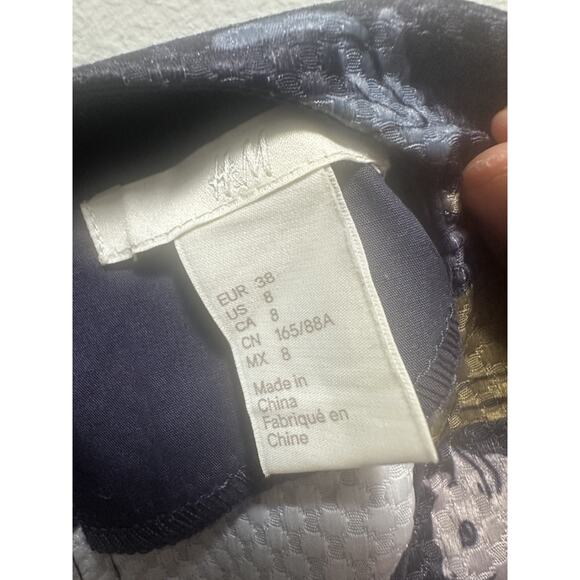 Lauren Ralph Lauren Women’s Navy Ruched Stretch Dress Size 8 3/4 Knee Length - Picture 4 of 9